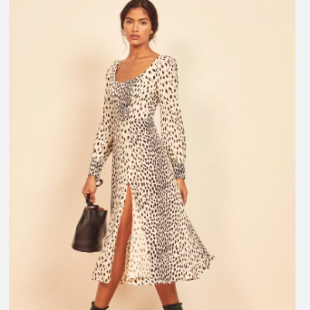 Reformation Alessi Dress - Cheetah Print